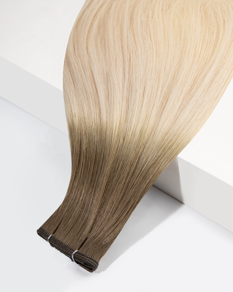 DOUBLE DRAWN FLAT WEFT – Platinum Lengths